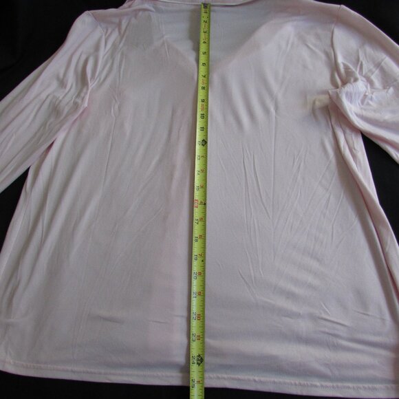 Woman's Born Sleep Wear PJs Set Light Pink Pajamas 3/4 Sleeve Top & Pants Sz XL - Picture 15 of 16
